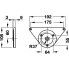 Опора RONDELLA прямая D60 х 710