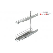 Полка выдвижная для хранения S хром. 90 °