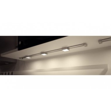 Комплект светильников LED3006 24V/5.4W подвижных алюминий цвет: серебряный теплый белый свет 900мм (3 штуки)