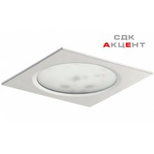 Світильник LED 1020 холодне біле світло колір сріблястий D68мм 3,8 W