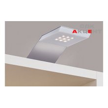 Світильник LED вмонтований тепле біле світло нержавіюча сталь хром/білий 100х205мм