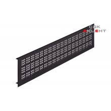 Решетка вентиляционная STARTEC с квадратными прорезями алюминий черный 500х100мм