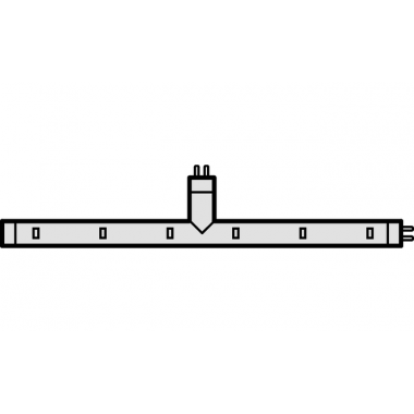   T - разъем 24В / 0,4 Вт для LED 3011, холодный белый свет