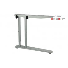 Боковая стойка каркаса стола цвета алюминия IDEA + C 1000мм