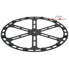 Фурнитура для поворотного стола, пластмасса, черная,100 кг/ 360°/305 мм