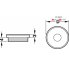 Вставка подпятника 20 мм, пластик