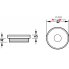 Вставка для подпятника 17 мм, пластик