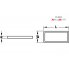 Подпятник мебельный 32x15 мм, серый