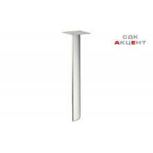 Ножка для стола алюминиевая 400мм, цвет серебряный, анодированная
