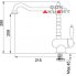 Смеситель кухонный Franke OLD-ENGLAND  латунь оптик 115.0028.205