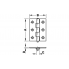 Петля мебельная 50 * 50мм, сталь оцинкованная