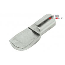 Полкодержатель лопатка Д5 мм (никель)