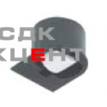 Мебельный ролик стационарный черный диаметр 31mm
