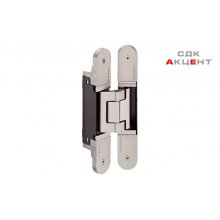 Петля скрытая для дверей объектного типа модель TECTUS TE 540 3D, алюминий, серебристый