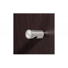 Ручка-кнопка с камушком латунь хромированная полированная 30х16мм