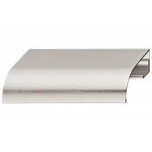 Ручка для профиля алюминиевая анодированная цвет: серебрист 80мм
